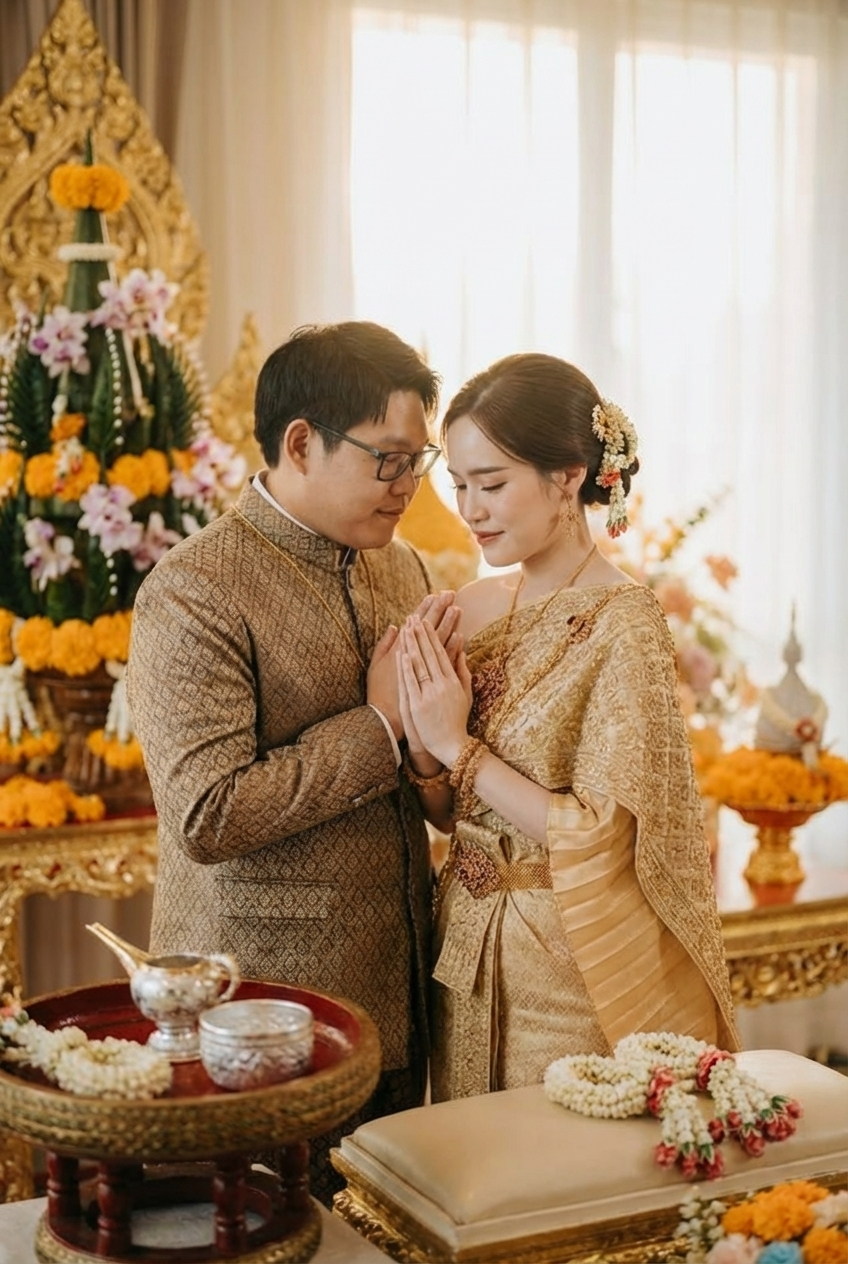 Thai Wedding Ceremony at Royal Phuket City